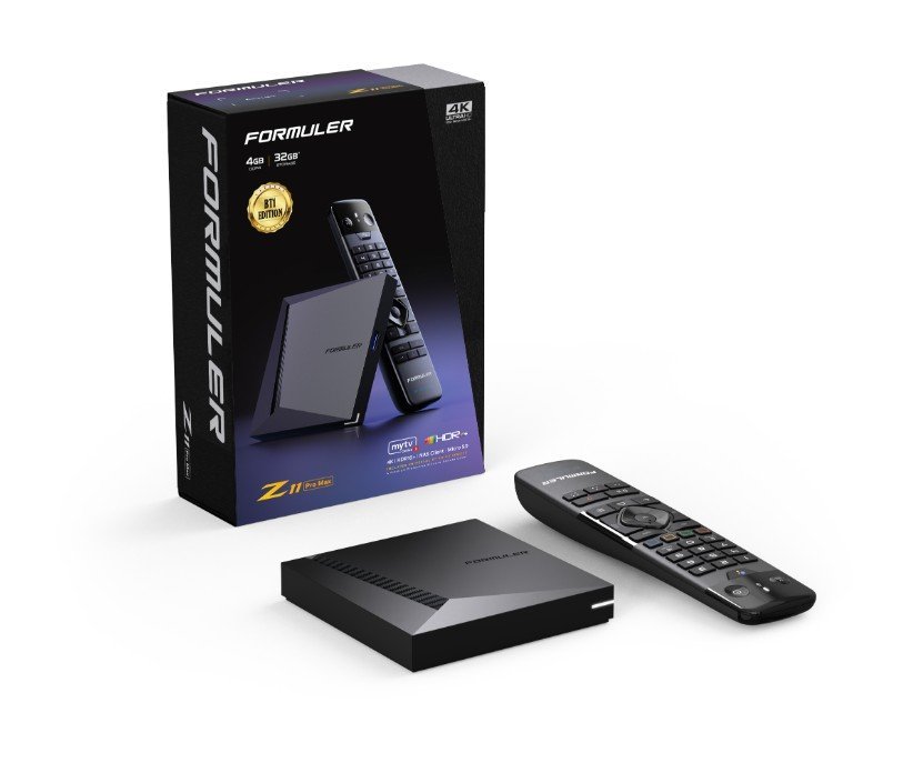 Boîtier Formuler Z11 Pro Max et télécommande Bluetooth BT1